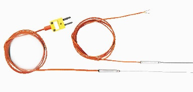 Omega TJC1-NNXL-M050G-450 : Transition Joint T/C Probe, Compact, Stripped Leads, N Type, 0 ¡C to 800 ¡C, 0.5 mm x 450 mm Probe, 1 m Cable, 24 AWG, Super OMEGACLAD XL, Immersion, GND, ANSI (Std), TJC1, Each