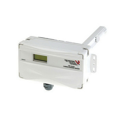 Veris CDLSXX : Duct CO2 Sensor, Selectable Outputs: 4-20 mA, 0-5 VDC, or 0-10 VDC, LCD Display, 5-Year Limited Warranty