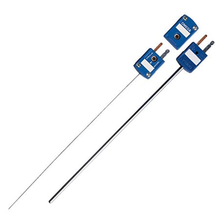 Omega JMQSS-040G-36 : Quick Disconnect Thermocouple Probe, Miniature CONN, J Type, 0 ¡C to 260 ¡C (32 ¡F to 500 ¡F), 0.04 " x 36 " (DxL) Probe, 304 SS, Immersion, Grounded, ANSI, JMQSS Series, Each
