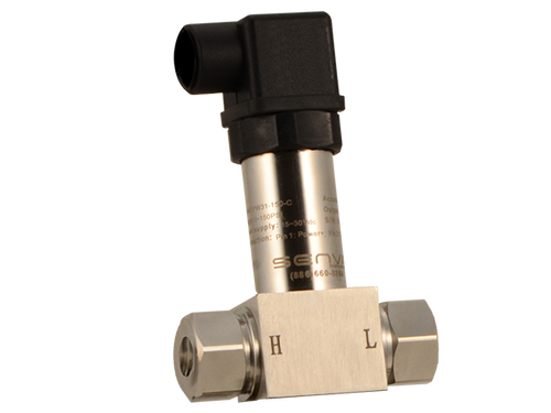 Senva PW31-X-005A : Wet-Wet Differential Pressure Transducer, 0-5PSI, 0-5V Output, 7-Year Warranty