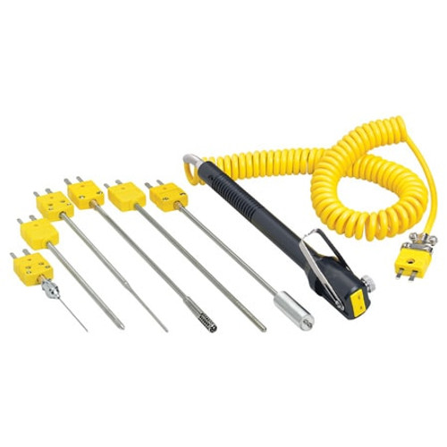 Omega SMP-NP-K-125G-8 : Surface Thermocouple Probe, Quick Connect, K Type, 0 ¡C to 200 ¡C, 1/8 " x 8 " Probe, Grounded, Penetration, 304 SS, Miniature CONN, ANSI, SMP Series, Each