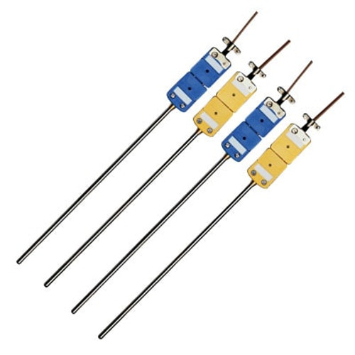 Omega CPSS-116U-8 : Quick Disconnect Thermocouple Assembly, Standard CONN, T Type, 0 ¡C to 260 ¡C (32 ¡F to 500 ¡F), 0.062 " x 8 " (DxL) Probe, 304 SS, Immersion Probe, Ungrounded, ANSI, CPSS Series, Each