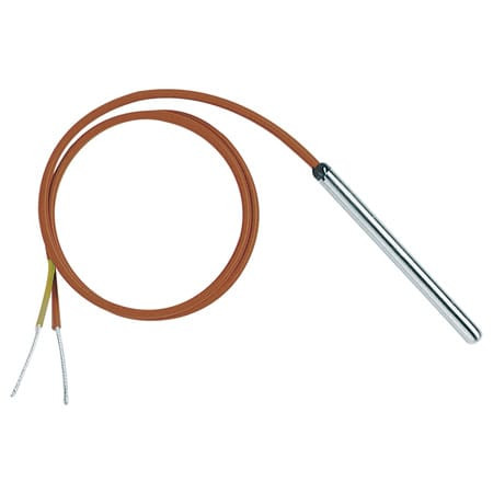 Omega HTTC36-J-14G-1.5-GG : Hollow Tube Thermocouple Probe, Stripped Leads, J Type, 0 ¬°C to 482 ¬°C (32 ¬°F to 900 ¬°F), 0.25 " x 1.5 " Probe, 40 " Cable, 20 AWG, 304 SS, Immersion, GND, ANSI (Std), HTTC36, Each