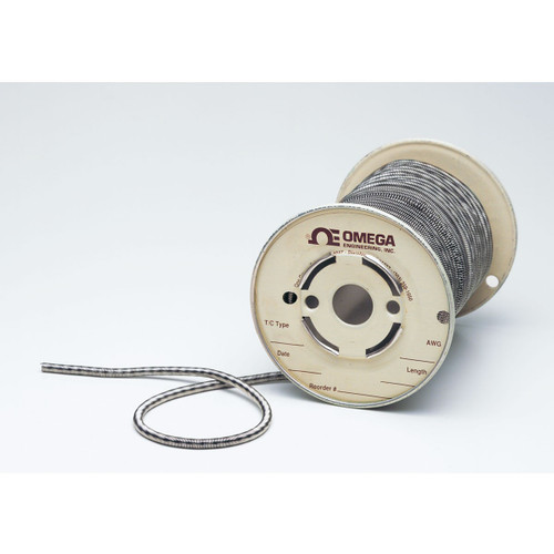 Omega NIC80-010-125-25 : Resistance Heating Wire, 0.25 mm (0.01 "), 25 ', 80 % Nickel/20 % Chromium, 1150 ¡C (2100 ¡F), 0.304 lb/in_ Density, 19.57 ohm-inch @ 20 ¡C (68 ¡F), NIC80 Series, Spool