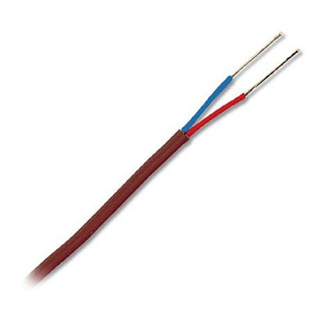Omega GG-T-30-7.5M : Insulated Thermocouple Wire, Duplex, T Type, -200 ¬°C to 150 ¬°C (-328 ¬°F to 300 ¬°F), Solid, 30 AWG, 7.5 m Cable, Glass Braid, ANSI (Std), GG-T Series, Spool