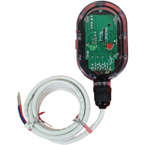 Dwyer WD3-LP-D2 : Line-Powered Water Leak Detector, DPDT Relay, 24 VAC / 11-27 VDC, No Audible Alarm, 4.9 ft Cable, Adjustable Mounting Bracket Included