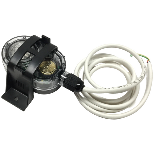 Dwyer WD3-BP-D1-A : Battery-Powered Water Leak Detector, SPST NO SSR, 85 dB Audible Alarm, 4.9 ft Cable, Adjustable Mounting Bracket Included, 5-Year Warranty