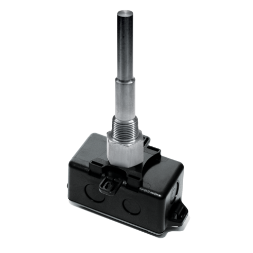 ACI A/AN-IM-4"-PB : Immersion Temperature Sensor, Machined Thermowell Included, 10K Type III Thermistor, 4" Insertion Length, Plastic Box Enclosure