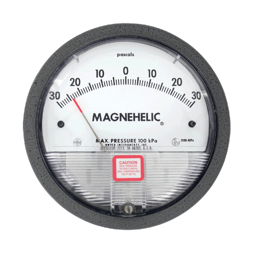 Dwyer 2300-100PA : Magnehelic Differential Pressure Gage, Zero Center Range 50-0-50 Pa