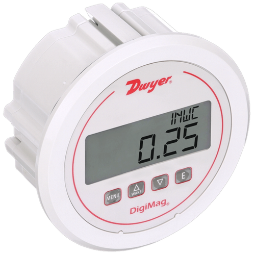 Dwyer DM-1108 : DigiMag Digital Differential Pressure Gage, Range 0 to 10 in w.c., 4-Digit LCD, NEMA 4X (IP66)