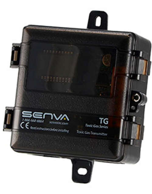 Senva TGW-BAX-A : Wall  Mount Ammonia NH3 Sensor/Controller, BACnet MS/TP, Modbus RTU, Modbus ASCII Output, LCD Display, Clear/Tinted Enclosure, 7-Year Warranty