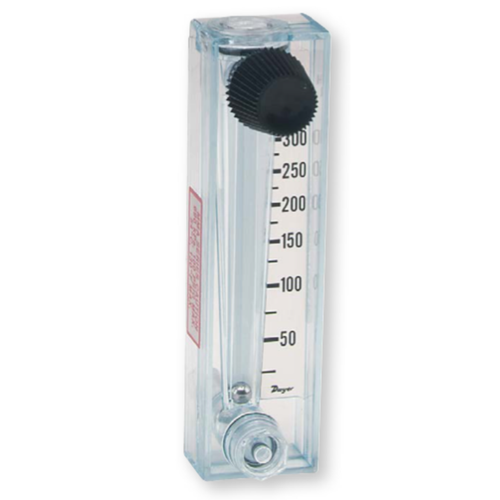 Dwyer MMA-35 : Mini-Master Flowmeter, 5-50 cc/min Water, 2 in. Scale, Field Configurable Valve