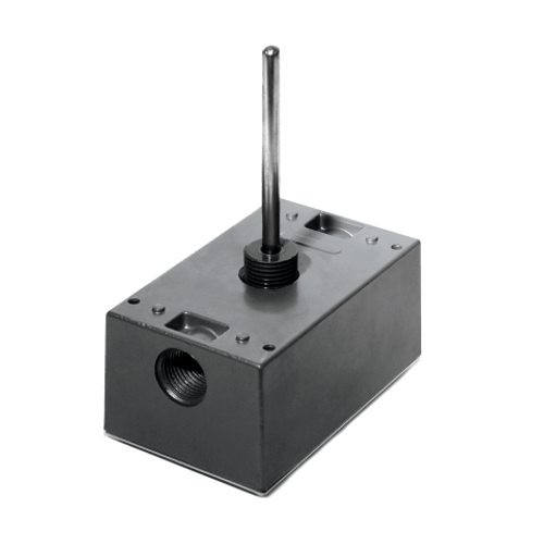 ACI A/CP-INW-2.5"-BB : Immersion Temperature Sensor, Thermowell Not Included, 10K Type II Thermistor, 2.5" Insertion Length, Aluminum NEMA 3R Enclosure