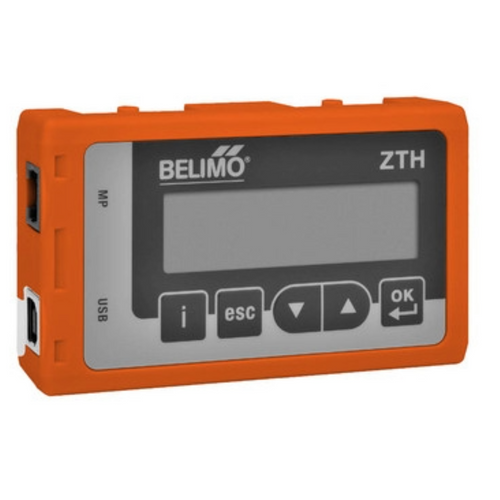 Belimo ZTH US : Handhel Service Tool, with ZIP-USB function for programmable and communicative Belimo actuators, VAV controller and HVAC performance devices. Includes ZK1-GEN, ZK2-GEN, and ZK4-GEN Cables