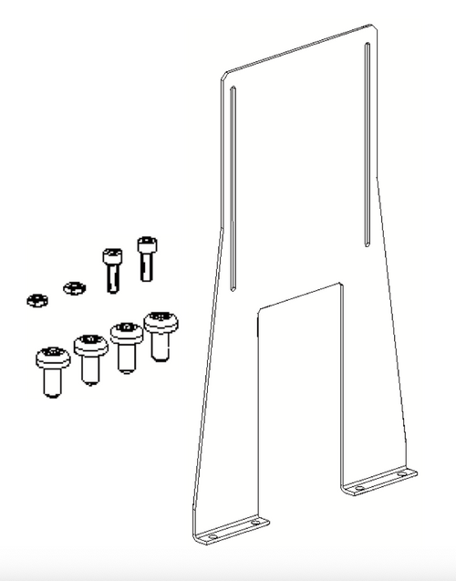 Belimo ZG-120 : Jackshaft mounting bracket.