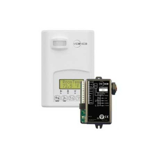 Viconics VTR7355A5031B : Line-Voltage Fan Coil Room Controller with SC3000 Relay Pack, Humidity Sensor, ¡C/¡F Hotel/Lodging Control, No PIR, BACnet MS/TP Communication