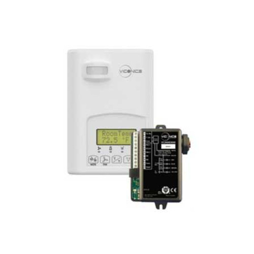 Viconics VTR7355A5031 : Line-Voltage Fan Coil Room Controller with SC3000 Relay Pack, Humidity Sensor, ¡C/¡F Hotel/Lodging Control, No PIR, Stand Alone Network Ready