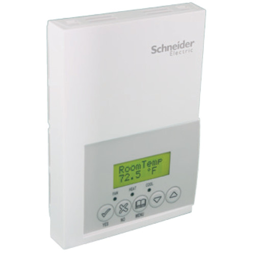 Schneider Electric SE7652H5045 : Heat Pump Room Controller, Local Scheduling/Programmable, 3H/2C, PIR ready but PIR cover not included, Stand Alone Network Ready