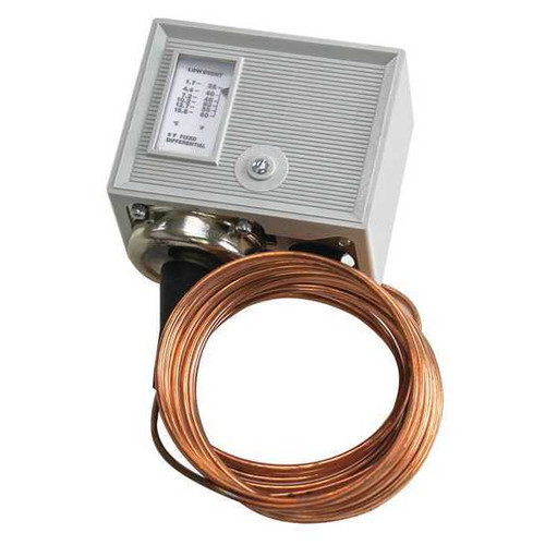 Schneider Electric TC-5241 : Low Temperature Thermostat, SPDT Electrical Switch, Manual Reset, 20' Capillary