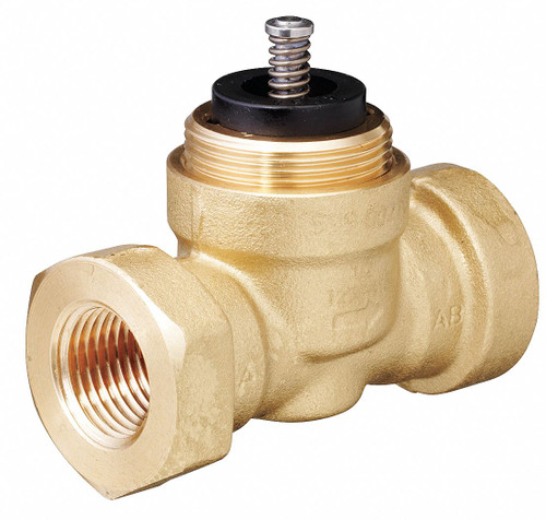 Siemens 599-00214 : 2-Way 1/2" 599 Series Zone Valve, Threaded NPT Connection, Cv Rating 4.0 (Valve Only)