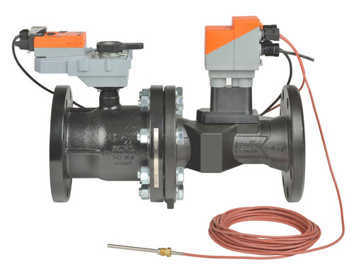 Belimo EV500SU-495-250+GRX24-EV : 2-Way 5" Energy Valve (PI-CCV), ANSI Class 250, 495 GPM, Non Fail-Safe Actuator, 24VAC/DC, Modulating, BACnet/Modbus/MP-Bus Communication