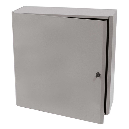 Functional Devices MH5504L : Metal Housing, Full Hinge Key Latch Door, NEMA 1, 25.0" H x 25.0" W x 9.5" D with SP5504L Sub-Panel
