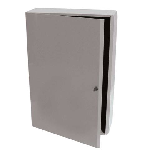 Functional Devices MH5803L : Metal Housing, Full Hinge Key Latch Door, NEMA 1, 36.0" H x 25.0" W x 9.5" D with SP5803L Sub-Panel