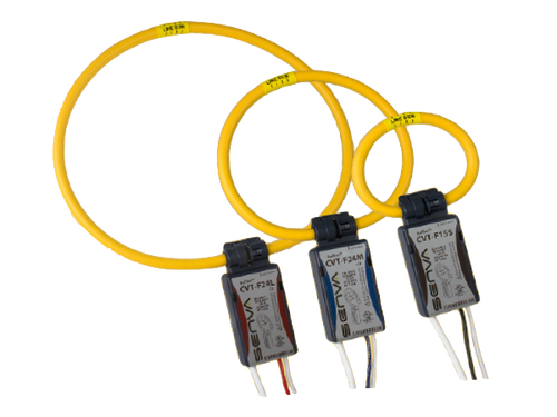 Senva CVT-F15G-L10 : Flexible Split-Core Rogowski CVT Transducers, 1500A Operating Range, 36" Rope Circumference, 10' Lead Length, Black (Default) in Color
