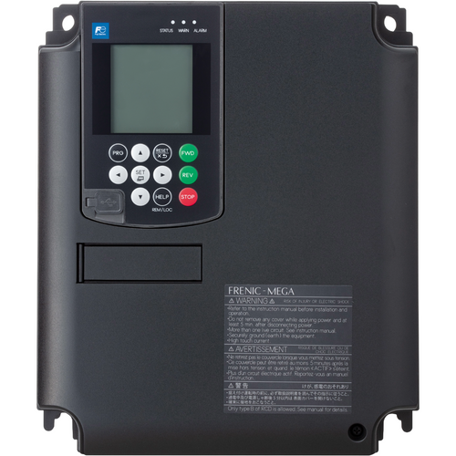 Fuji Electric FRN0032G2S-2GU : FRENIC-Mega (G2) Series High Performance Multifunctional Inverter, 230V Three-Phase, 10 HP, 31.8 Amp, 1-Year Warranty