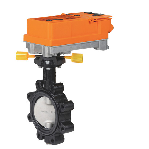 Belimo F6150HDU+JRBUP-3-T: 2-Way 6" Inch Butterfly Valve, Cv 1579, Close-off Pressure 50 psid + Rotary Actuator, AC 24...240 V / DC 24...125 V, On/Off, Floating point, 35 s, 2x SPDT, IP66/67 Belimo F6150HDU+JRBUP-3-T: 2-Way 6" Inch Butterfly Valve, Cv 1579, Close-off Pressure 50 psid + Rotary Actuator, AC 24...240 V / DC 24...125 V, On/Off, Floating point, 35 s, 2x SPDT, IP66/67