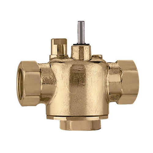 Caleffi Z300413 : 3-Way Valve, 1/2" NPT, 3.5 Cv, 30 psi ΔP (Valve Only)