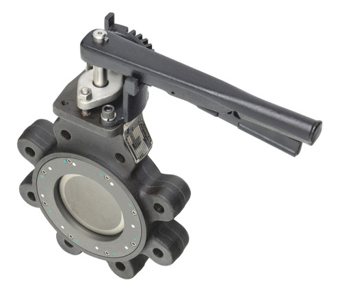 Belimo F6100-150SHP+HND06 : 2-Way 4" Inch Butterfly Valve, ANSI Class 150, Cv 451 + Hand Gear