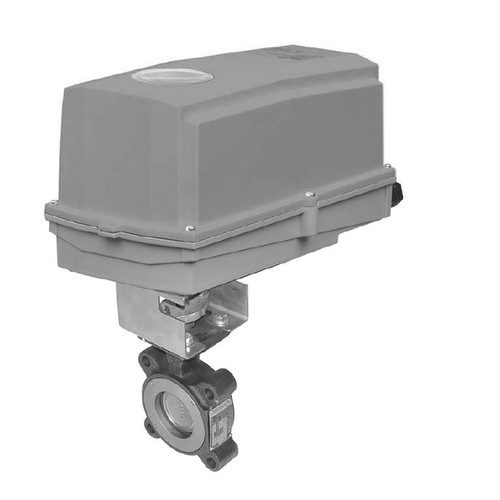 Belimo F650-150SHP+GMX24-MFT-T-X1 N4 : 2-Way 2" Inch Butterfly Valve, ANSI Class 150, Cv 102 + Non-Fail Safe Valve Actuator, 24VAC/DC, Programmable (2-10VDC Default) Control, Terminal Strip, NEMA 4X, 5-Year Warranty