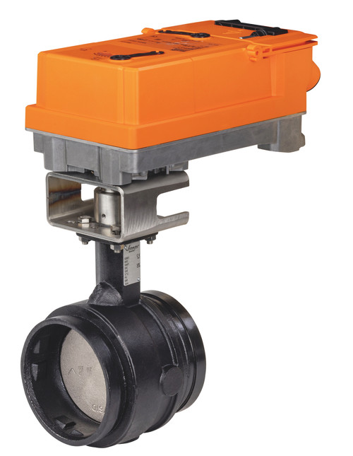 Belimo F680VIC+JRXUP-3-T : 2-Way 3" Butterfly Valve, ANSI ClassÊGrooved AWWA, CvÊ440 + Non-Fail Safe Valve Actuator, 24 to 240 VAC / 24 to 125 VDC, Control On/Off, Floating Point, NFC, 2x SPDT Auxiliary Switches, NEMA 4X, 5-Year Warranty