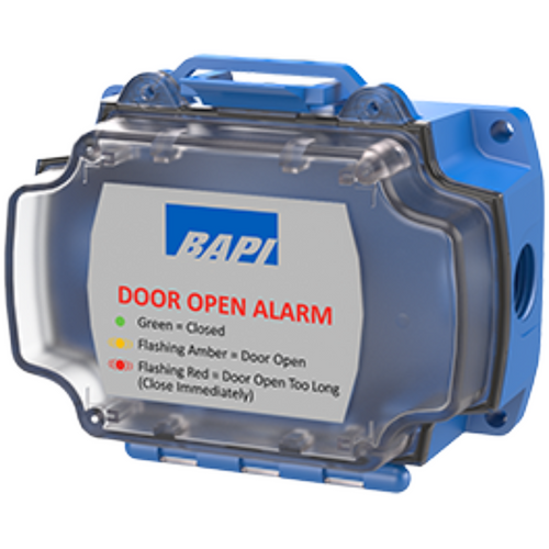 Bapi BA/DMA : Door Monitor Alarm, For Use with Normally Closed (NC) Door Switches, Door Status LEDs,  (2) Auxiliary Relays, Audible Annunciator, User Selectable Time Periods, 5-Year Warranty