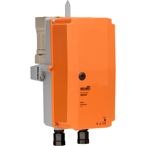 Belimo B218+NRX24-SR-T N4 : 2-Way 3/4" Characterized Control Valve (CCV), Cv Rating 7.4, (14.8 GPM @ Δ 4 psi), Stainless Steel Trim + Configurable Valve Actuator, Non fail-safe, AC/DC 24 V, 2...10 V, NEMA 4X, terminals