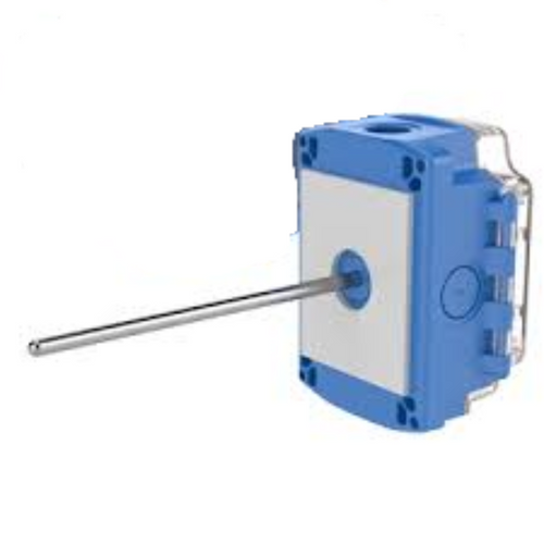 BAPI BA/TXS05[32 TO 212F]-D-6"-BB-TS : Duct Temperature Transmitter, 0 to 5V Output, 32 to 212F Temperature Transmitter Range, 6" Probe Length, BAPI-Box NEMA 4 Enclosure, Terminal Strip Connection