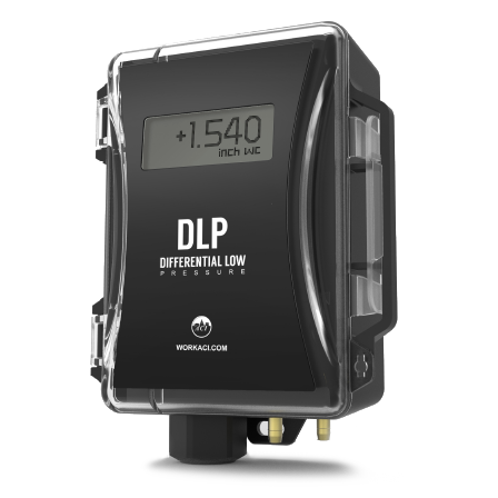 ACI A/DLP-D50-W-U-D-A-0-C-0P-S : Differential Low Pressure Transmitter, 0-0.5 in WC Unidirectional, 0-10 VDC Output, +/-0.5% Accuracy, LCD, No NIST Certificate, 5-Yr Warranty, Made in USA