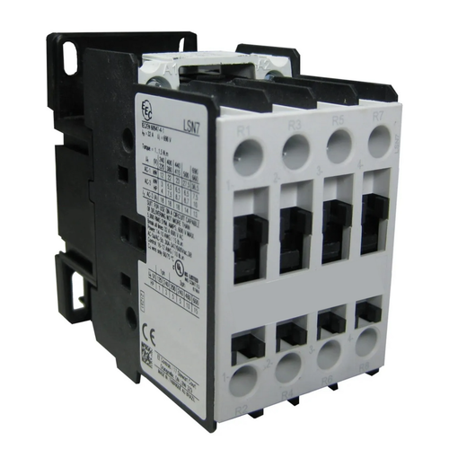 EE Controls LSN7 lighting contactor, legacy unit shown for the crossover reference to the WEG CWM18-00-04X18