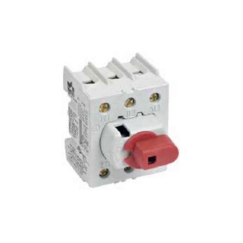 EE Controls 40A-MINI-RG : 40A General Purpose Disconnect Switch,  Includes Shaft and Red / Yellow Handle, UL508