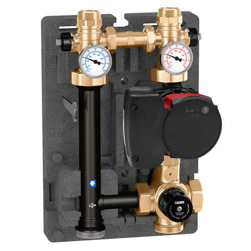 Caleffi 166610A : HydroMixer Thermostatic Mixing Unit, Pump Left