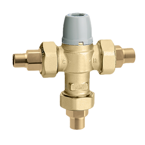 Caleffi 521333A : TubMixer 3-Way Thermostatic Mixing Valve 3/8"