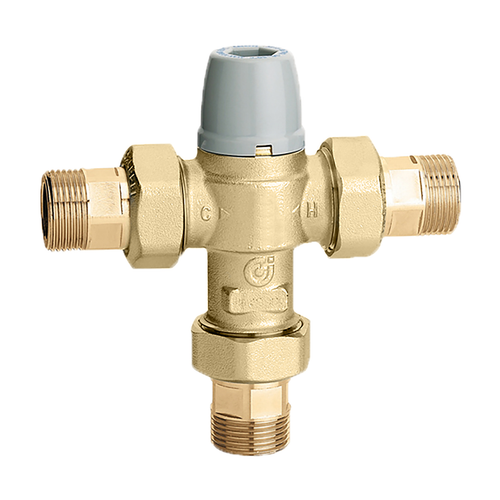 Caleffi 521362A : TubMixer 3-Way Thermostatic Mixing Valve 1"