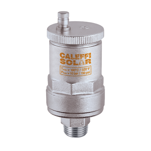 Caleffi 251004A : DISCALAIR Solar Air Vent 3/4" MNPT x 1/2" FNPT