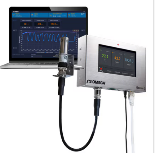 Omega IS2-THB-B : iServer 2 - Basic virtual chart recorder and webserver, no display