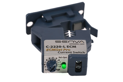 Senva C-2220-L ECM : ECMSet PRO ECM Current Switch, N.O., Mini Split-core, 0.03-0.50A adjustable trip range