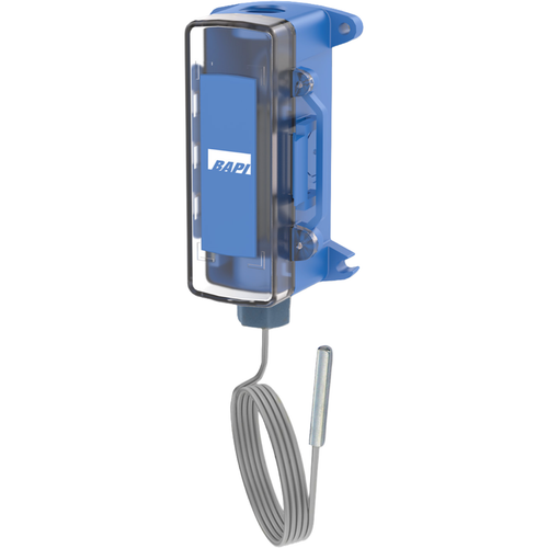 BA/10K-2-RPP-18"-BB2 : Remote Probe, 10K-2 Thermistor, Plenum-Rated Cable, 18 in (0.46 m) Lead Length, BAPI-Box 2 Enclosure