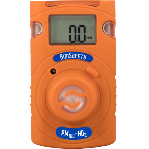 AimSafety PM100-NO2 single-gas nitrogen dioxide monitor, front view