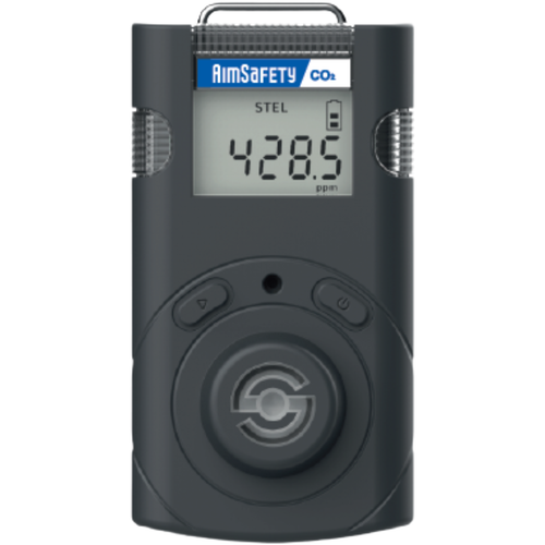 AimSafety PM150-CO2 carbon dioxide monitor, front view