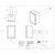 Dimensions for ACI A/RH1-TT1K-D-BB-4 : Duct Relative Humidity Sensor, 1% Accuracy, RH Outputs: 0-5, 0-10 VDC & 4-20mA (Default), 1K Ohms Temperature Transmitter (4 to 20 mA), NEMA 3R Duct Enclosure, Made in USA